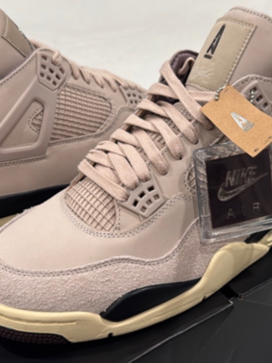 A MA MANIÉRE X WMNS JORDAN 4 RETRO \'FOSSIL STONE\' Women Size 12.5 Men’s Size 11 main image 5